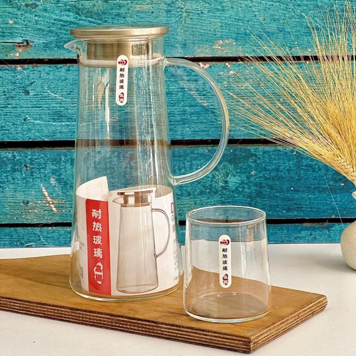 ست7تکه پارچ و لیوان مدل شفاف DELI