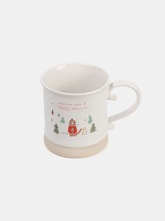 ماگ سفید کریسمس بزرگ