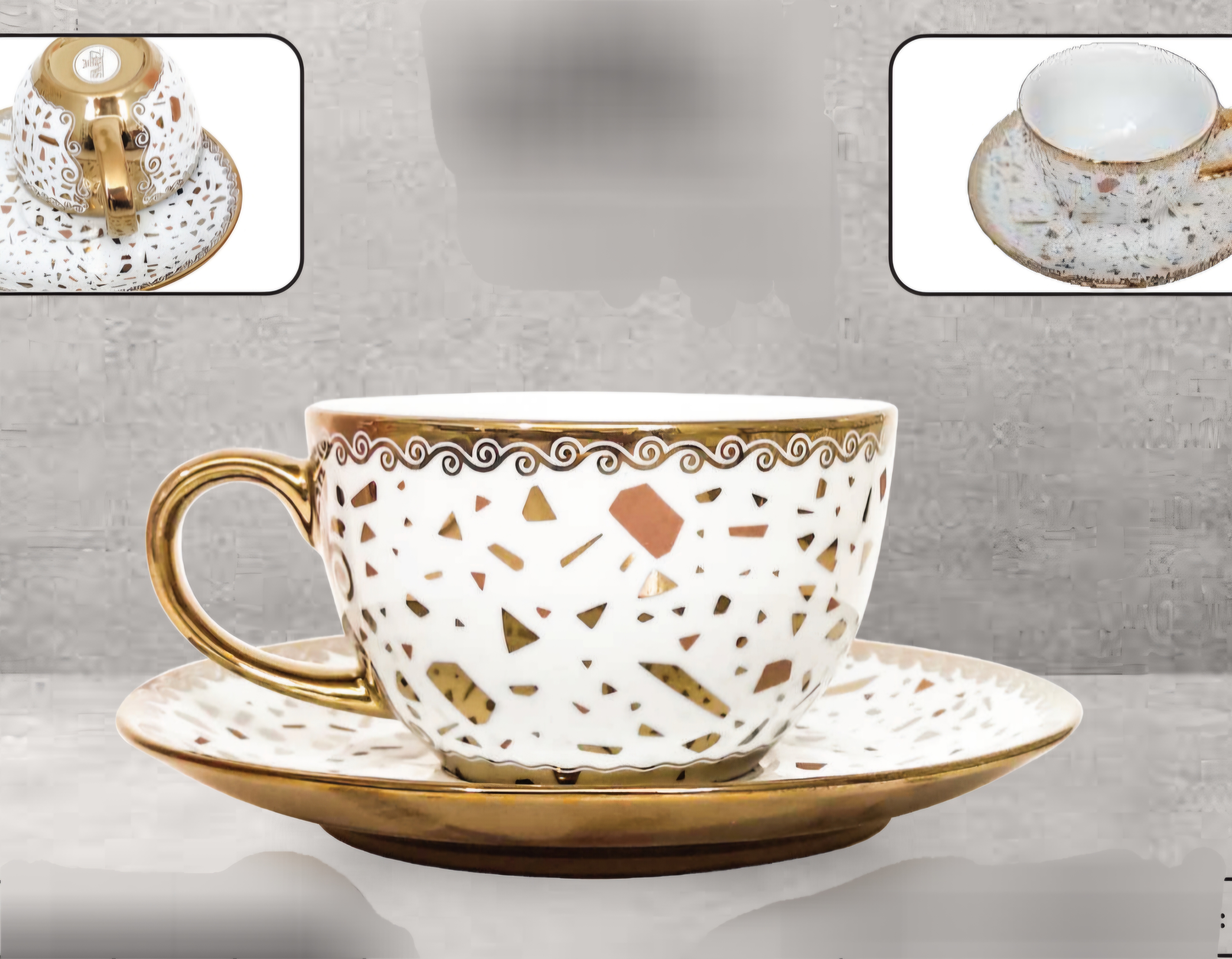 سرویس چای خوری چینی  ۶ نفره ساوانا طرح برلین